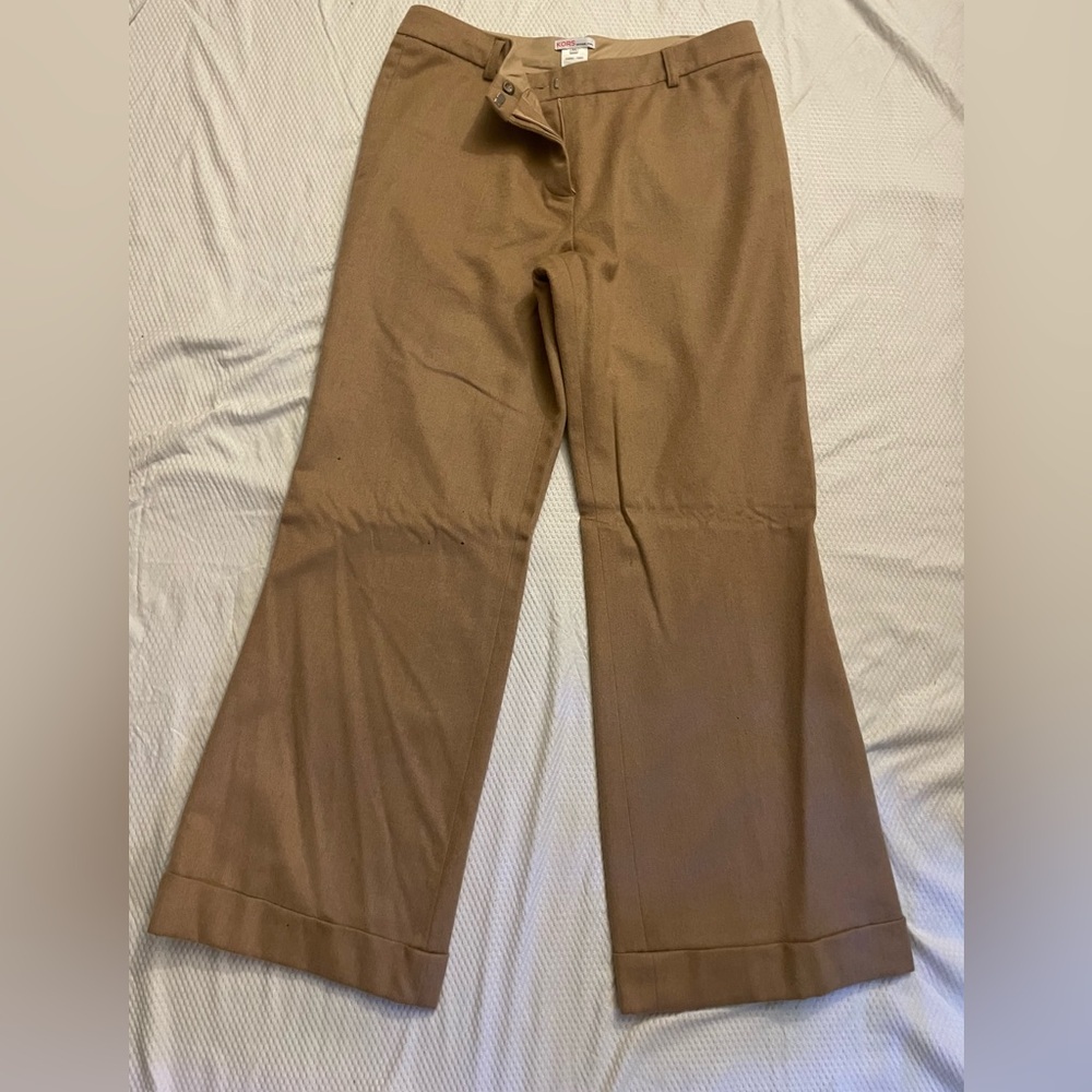 Michael Kors camel hair pants.